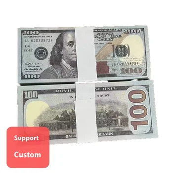 US Dollar 100 Prop Banknote Paper Cashes Props Money for Wedding Birthday Party Bar Atmosphere Hand Throwing Gift Idea