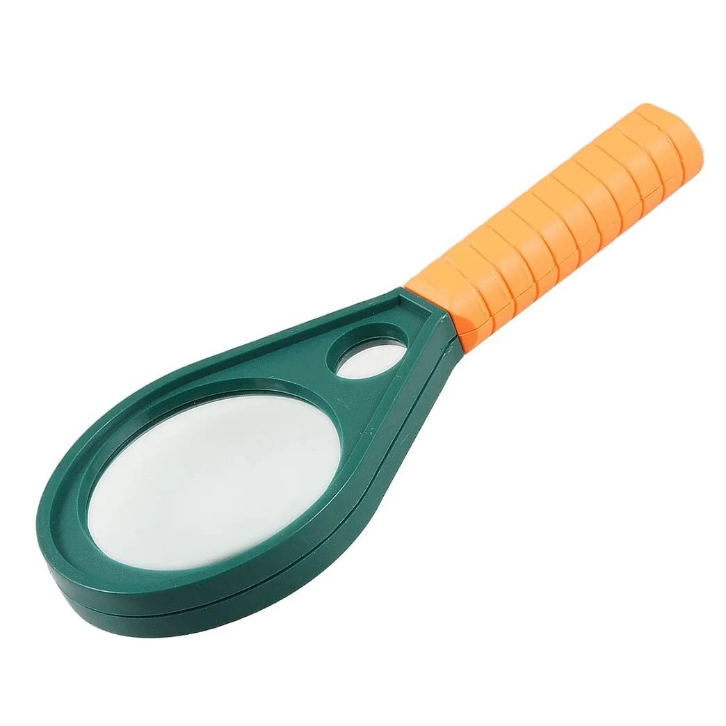 Porket Compact Portable 3X Magnifying Glass Small Colorful Regular Simple Design for Seniors Reading Made of Plastic