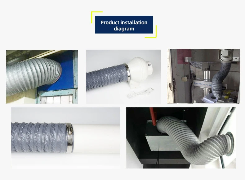 Home Hvac Systems, 8inch, Aluminum foil, Ventilation - detail 26