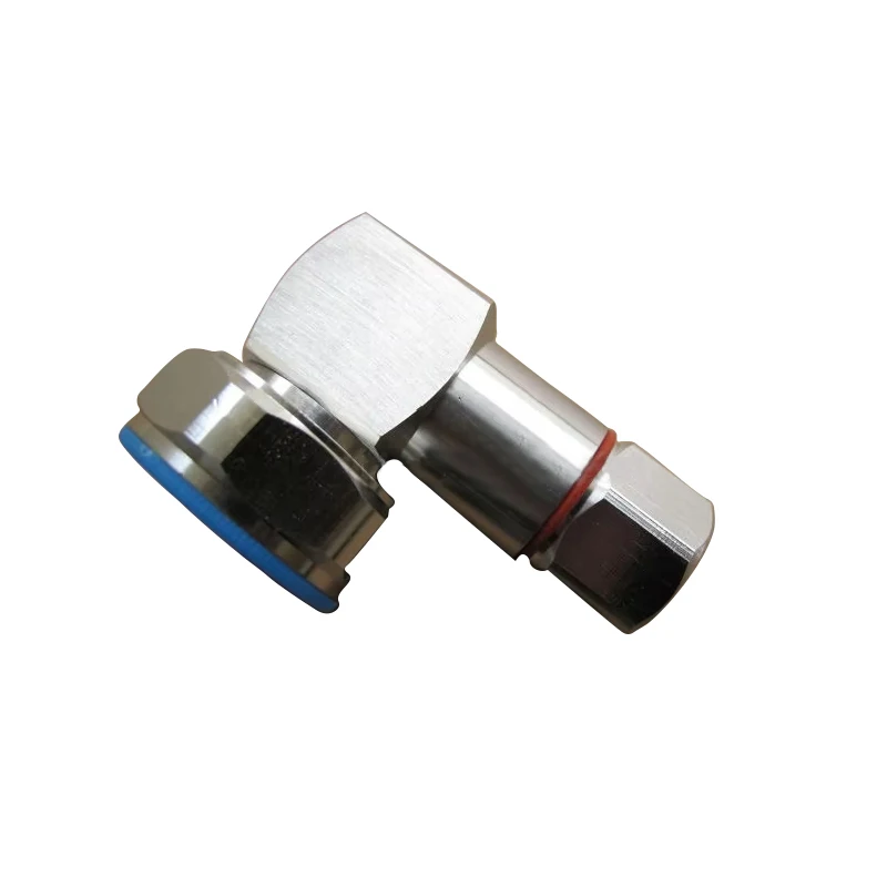 DIN 7-16 Right Angle Male Plug for 1/2 Super Flexible RF Cable 7/16 Male