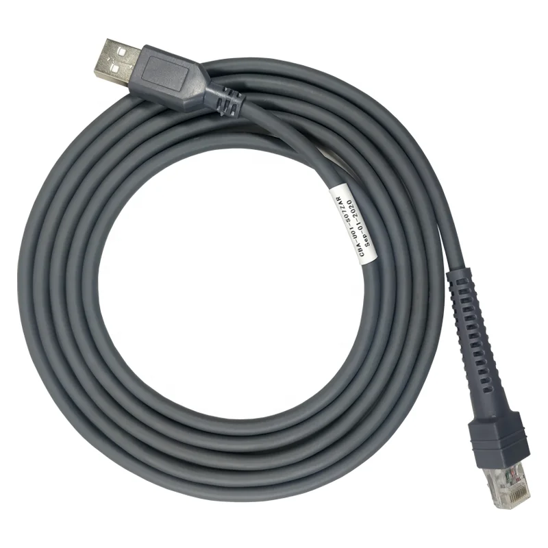 CBA-U21-S07ZBR 7ft USB Cable for Zebra Symbol Barcode Scanner