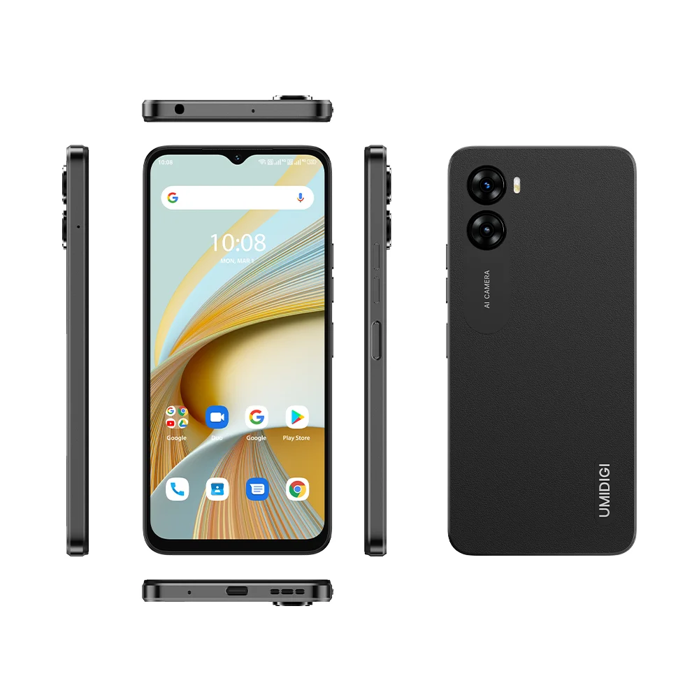 UMIDIGI G3 PLUS - 6.52 Inch Android Smartphone with 128GB Storage
