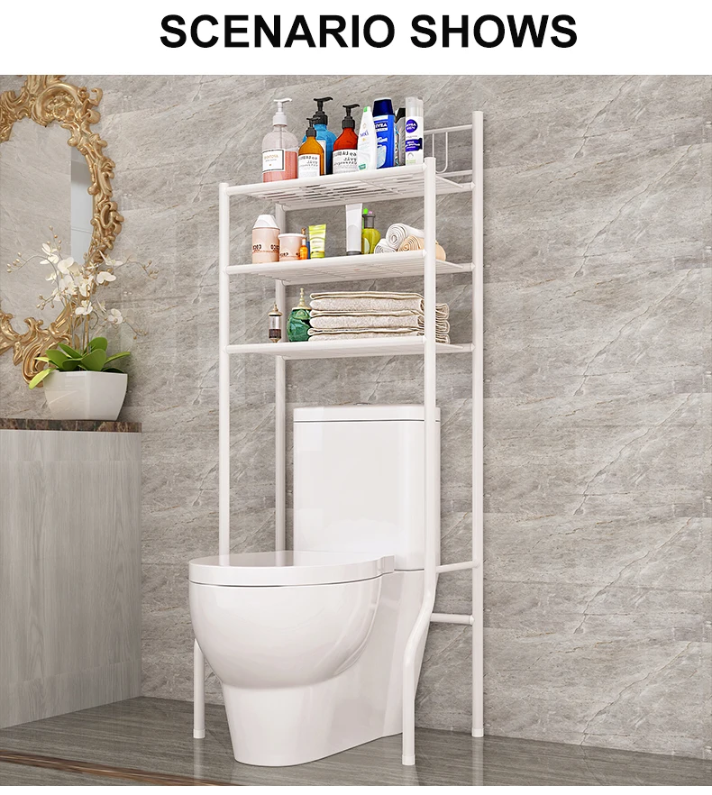Modern Metal 3 Tier Corner Organizer Shower Soap Stand Toilet Rack Shelf Bathroom Rack Storage