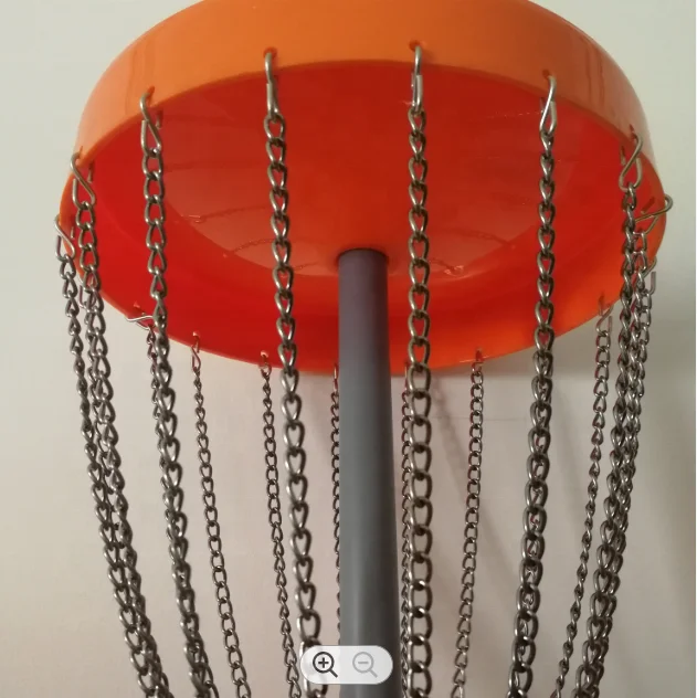 Portable 24 Chain Flying Disk Disc Golf Target Set Disc Golf Basket