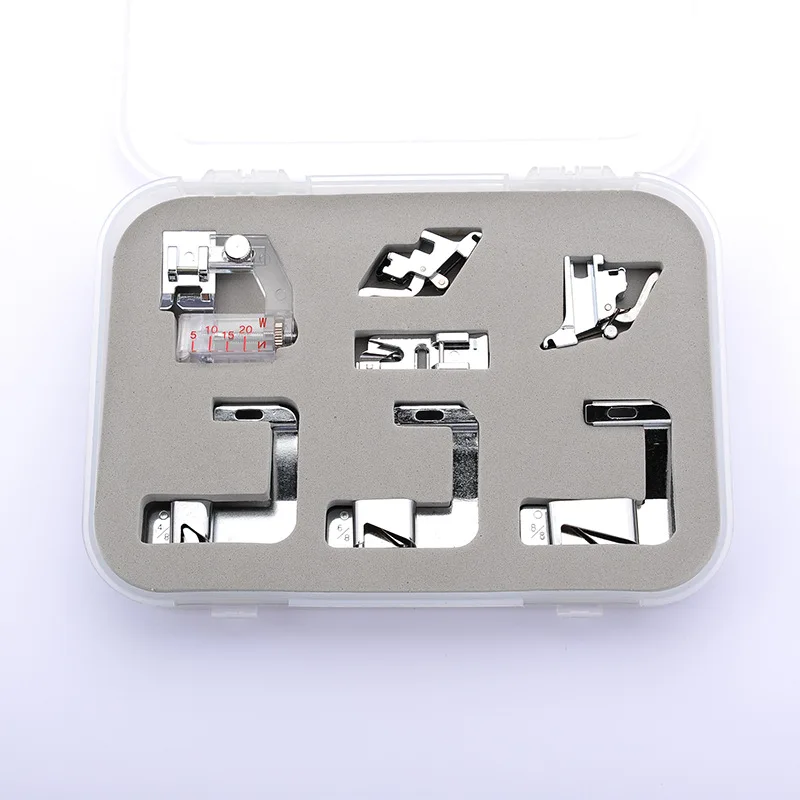 Sewing Machine Presser Feet Set Wide Rolled Hem Foot Includes
