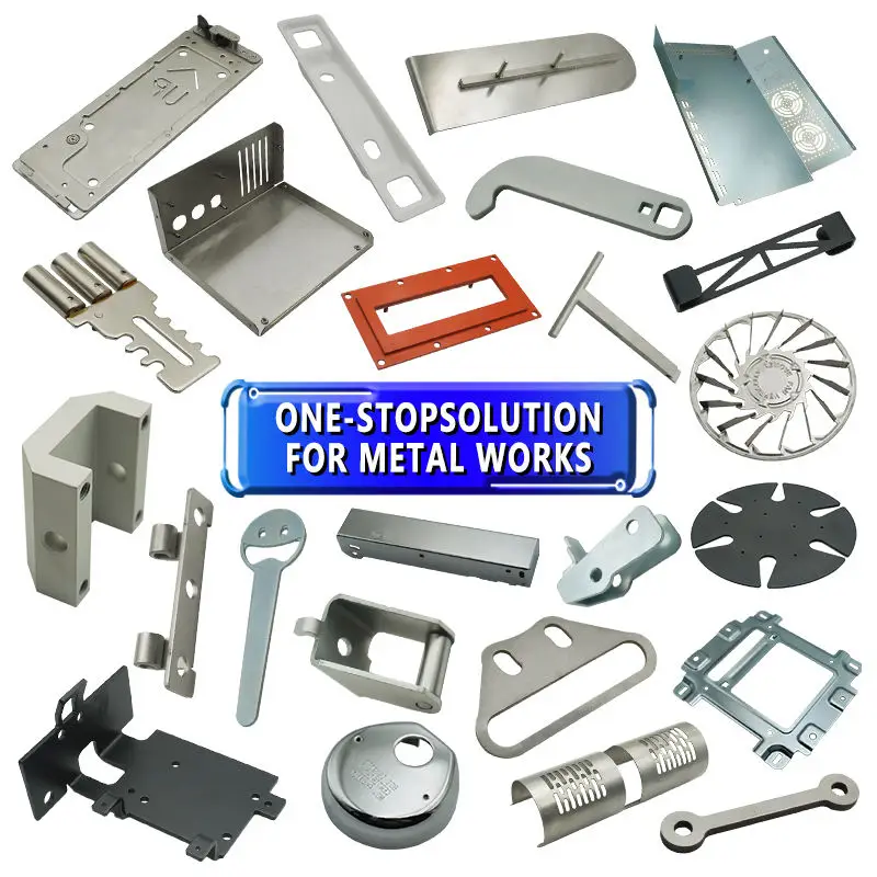 IOS 9001 Certification Sheet Metal Fabrication Custom Bending Parts Aluminum Punch Service