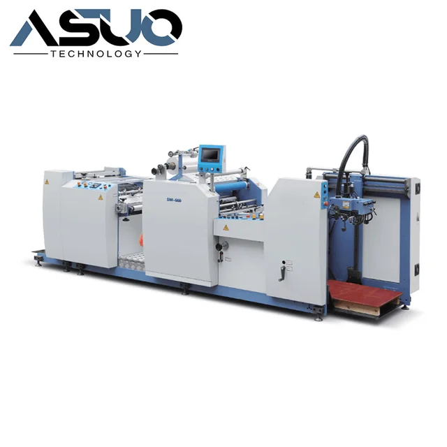 Easy to Operate SW- 560/ 660/ 760 20/12KW Fully Automatic Thermal Laminator for B2 Paper