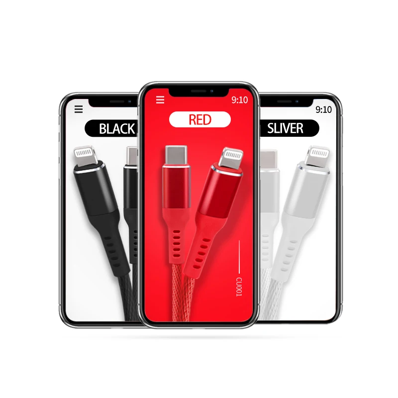 MFi сертифицированная фабрика USB-C Lightning Кабель с быстрой зарядки PD для iPhone 11 Pro