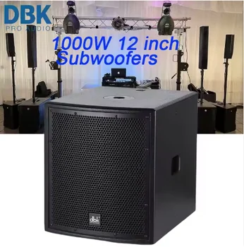 Pro Audio  1000W  Active Subwoofer Professional Bass Speaker 12 inch  Box Sound Equipment For DJ Show Stage Concert