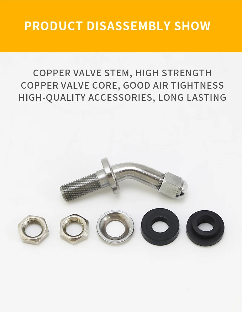 Clampin Tubeless Metal Valve Stems For Enkei Wheels Special Inner