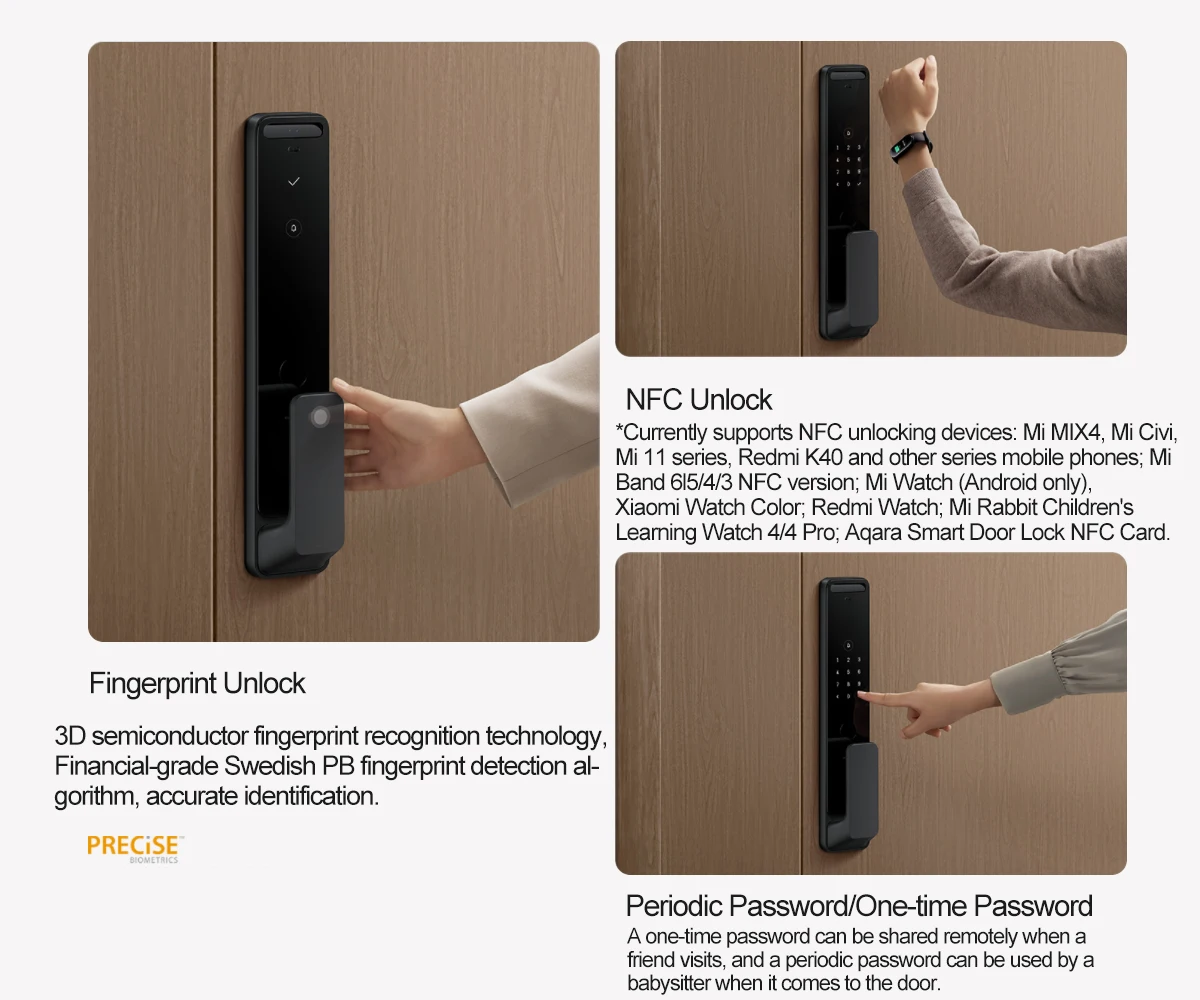 Xiaomi Smart Door Lock X 3d Face Recognition With Cat Eye Camera ...