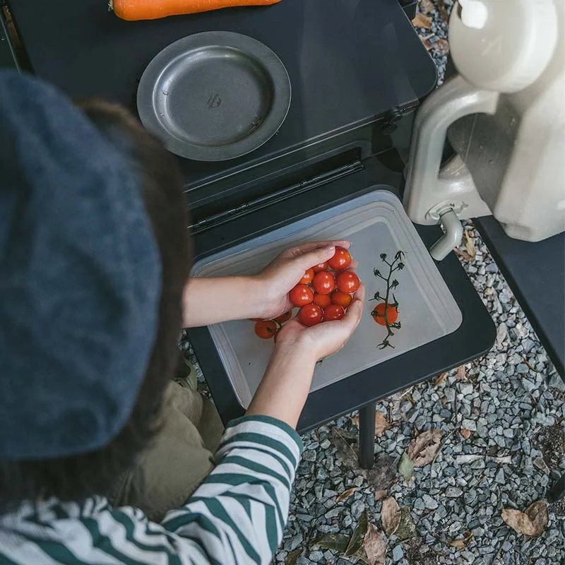 Naturehike Udendørs picnic BBQ bærbar Sammenklappelig multifunktion IGT kombinationsbord med komfur Camping Box madlavning Mobilt køkken