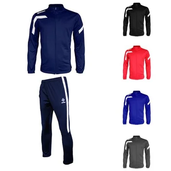 Custom Logo Men Training Sports Wear Suit Soccer Wear High Quality Full Zipper