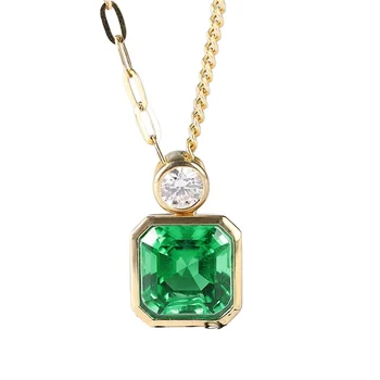 エメラルドグリーン ネックレス ゴールド 楽天市場】【10％OFFクーポン】【一点限り】 エメラルド