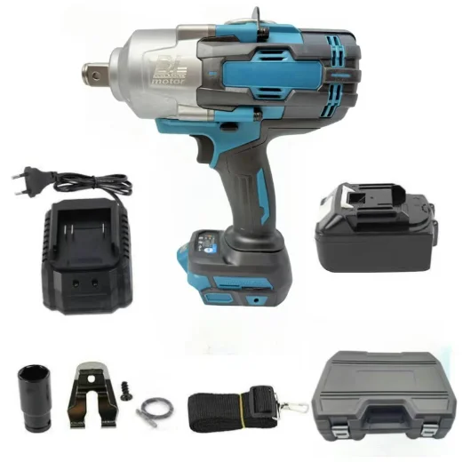 2100N профессиональный электрический батарейный ключ с литиевыми батареями высокого качества сверхбольшой крутящий момент бесщеточный беспроводной Силовой Ключ