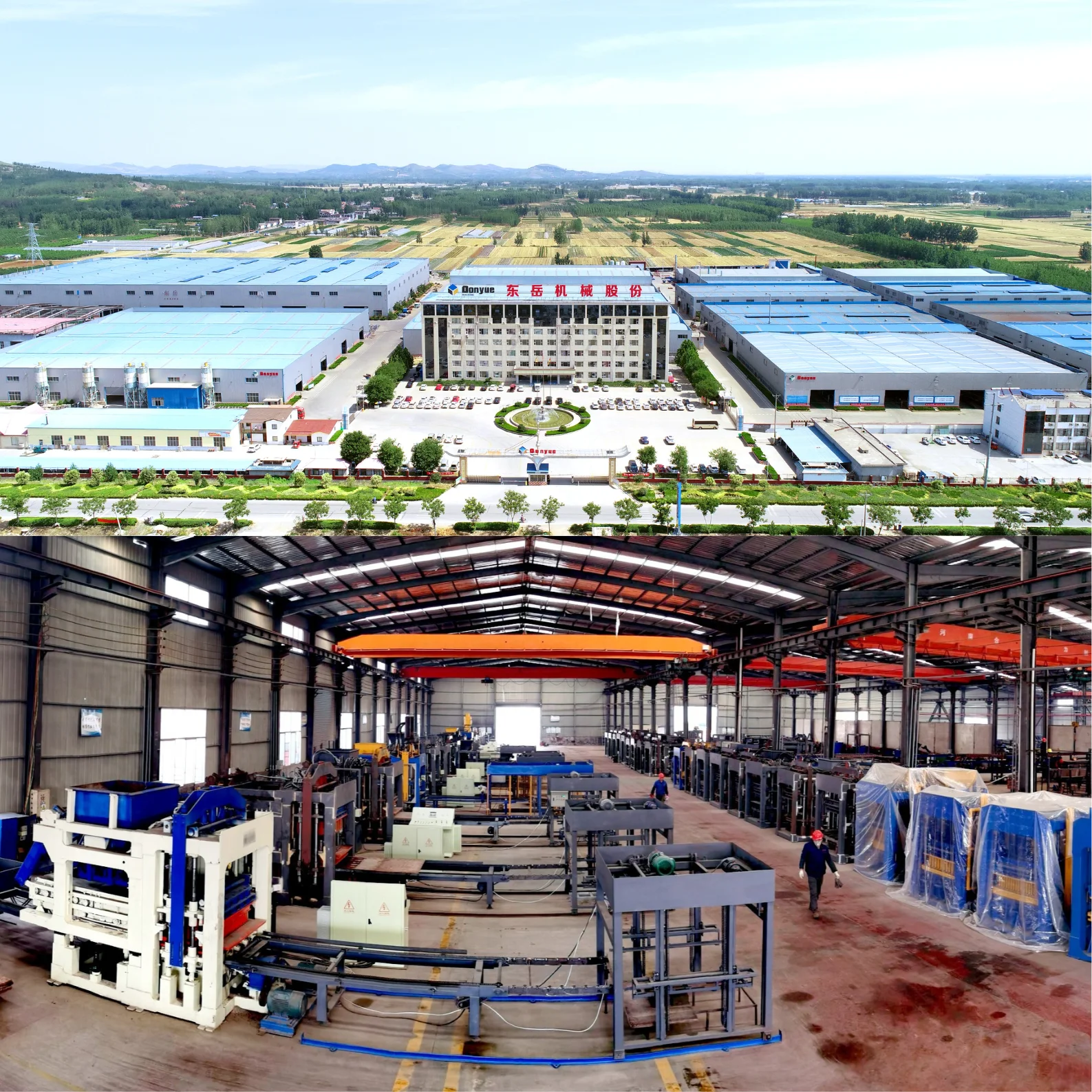 QT4-15 Automatic Concrete Block Making Machine Cement Block Machine Paver Block Machine