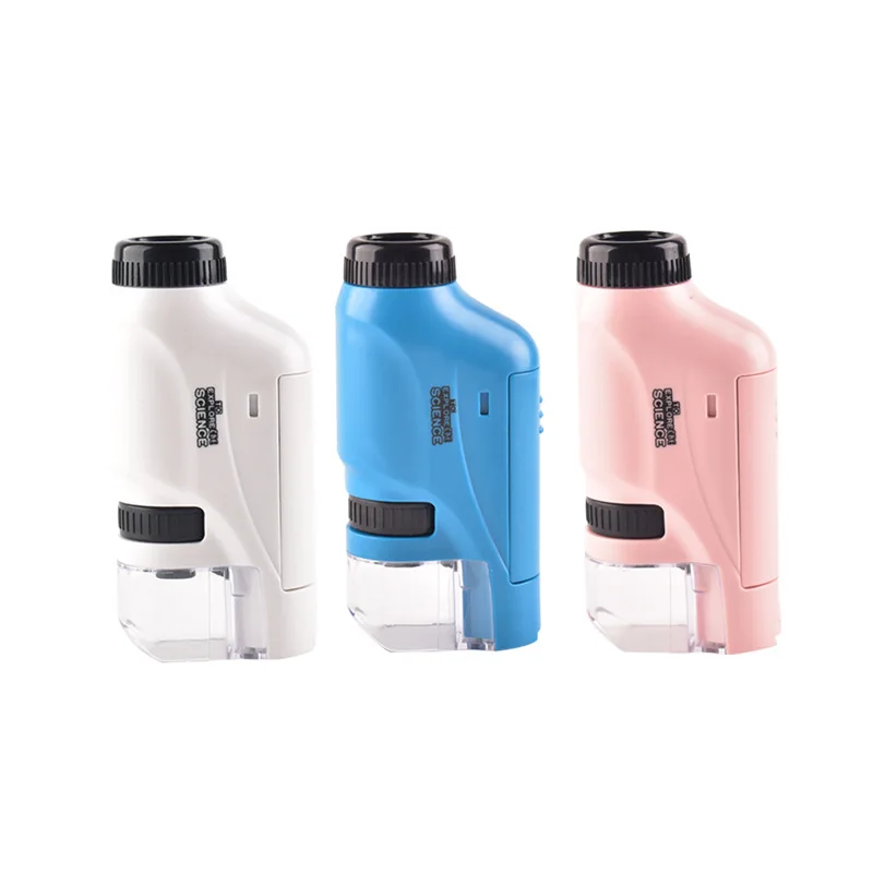 RS309 студенческий мини-микроскоп для биологических научных экспериментов, детский портативный оптический микроскоп, игрушка