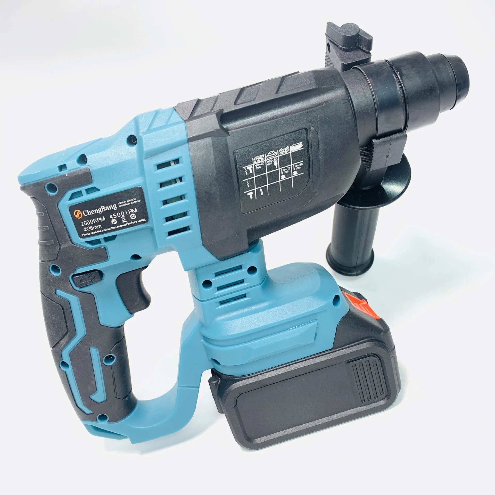 Cordless Power Tools Kit Rechargeable Lithium Battery Brushless Electric Angle Grinder Wrench Hammer Drill Combination Tool Set
