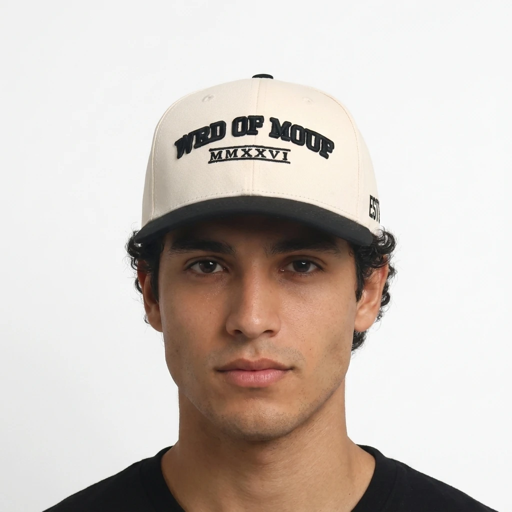 Cappellini snapback da baseball neri con logo ricamato personalizzato, cappellini da matrimonio bicolore_voghion.com