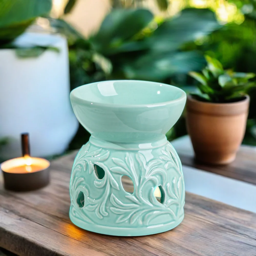 Wholesale Ceramic Tealight Candle Holder And Essential Oil Warmer