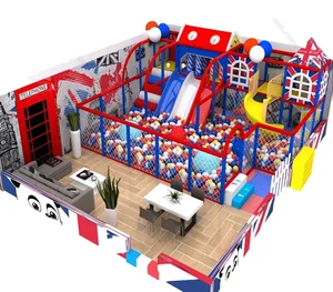 High Quality Customized Children Toddler Indoor Playground with Big Slide on Sale