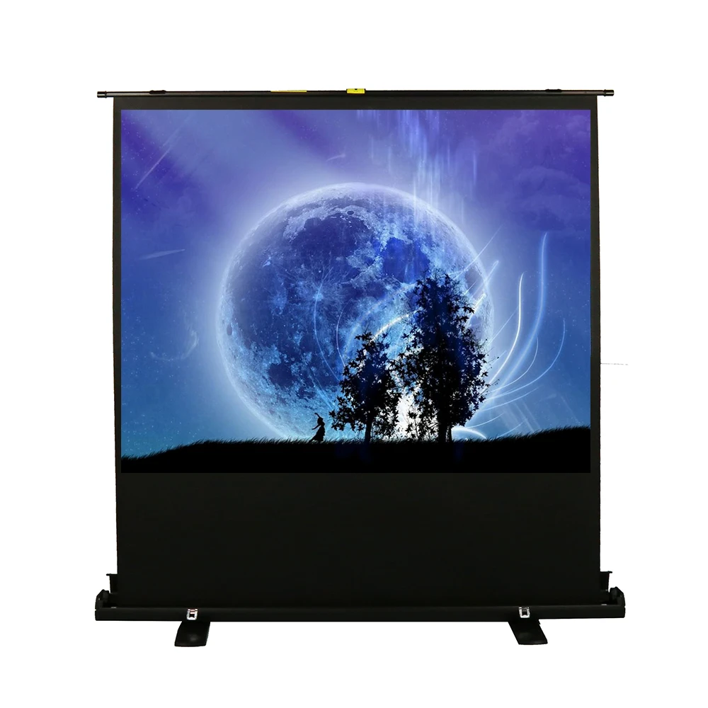 Напольный проектор. 135 Дюймов. ALR Gray Electric Floor Rising tad tension Projector Screen 16:9 90.