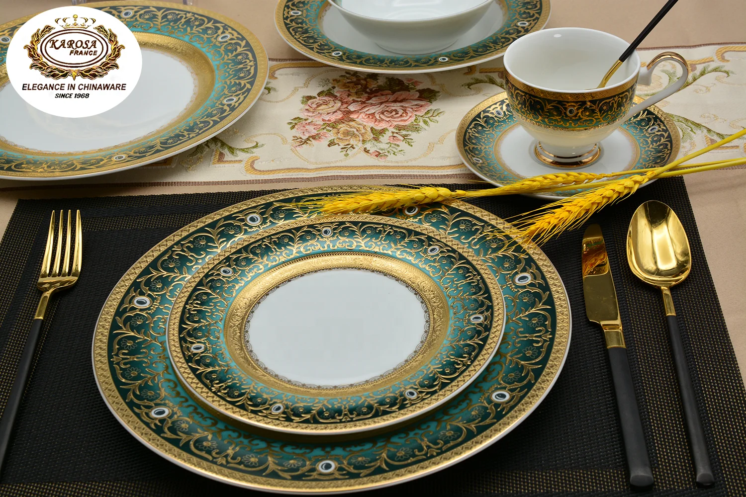 Luxury Dinnerware Sets Wholesale For 12 Bone China Dinnerware Royal