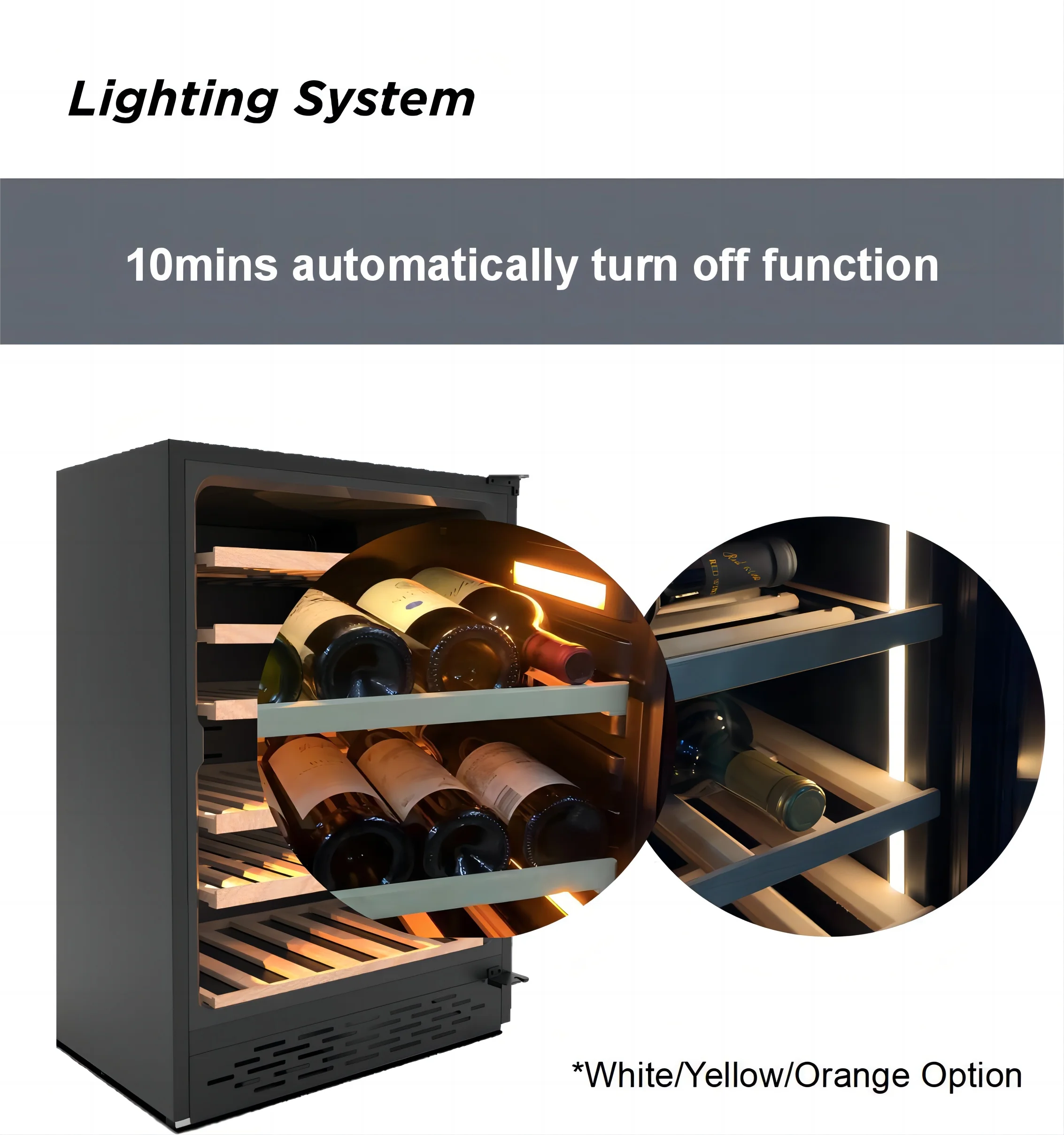 Wholesale Price Appliances Free Standing 222l 83 Bottles Class F Wine Refrigerator Wine Cooler