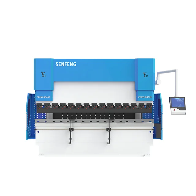 SENFENG 3200mm Sheet Servo CNC Hydraulic Press Brake Bend Machine Stainless Steel for Automobiles Motor Direct Manufacturer