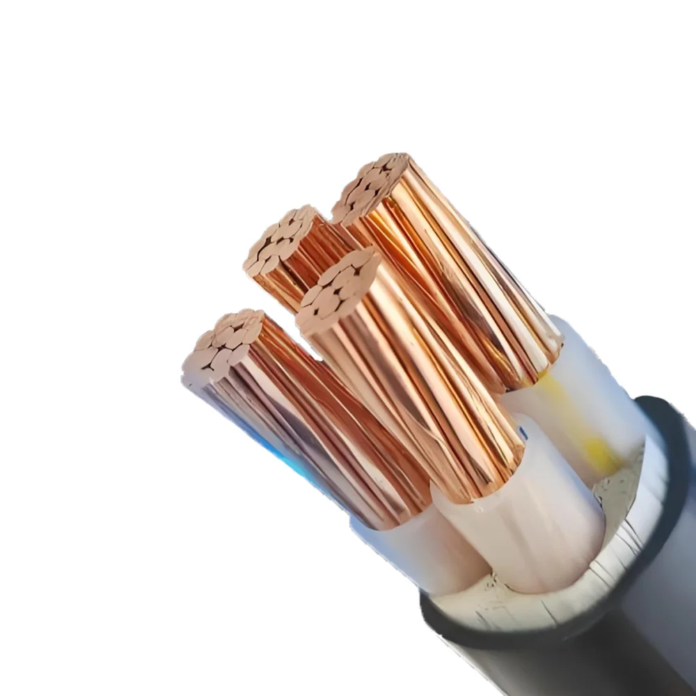 U1000/R 2V/Nyy 1.5/2.5/4/6/10/16/25/35/50/70/95Mm Yjv 4 Core Koperen Geleider Xlpe Geïsoleerde Pvc-Stroomkabel