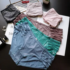 KK028 Wholesale Custom Design Cotton Breathable Anti-Bacterial Mid-Rise  Cotton Panties Women  Underwear
