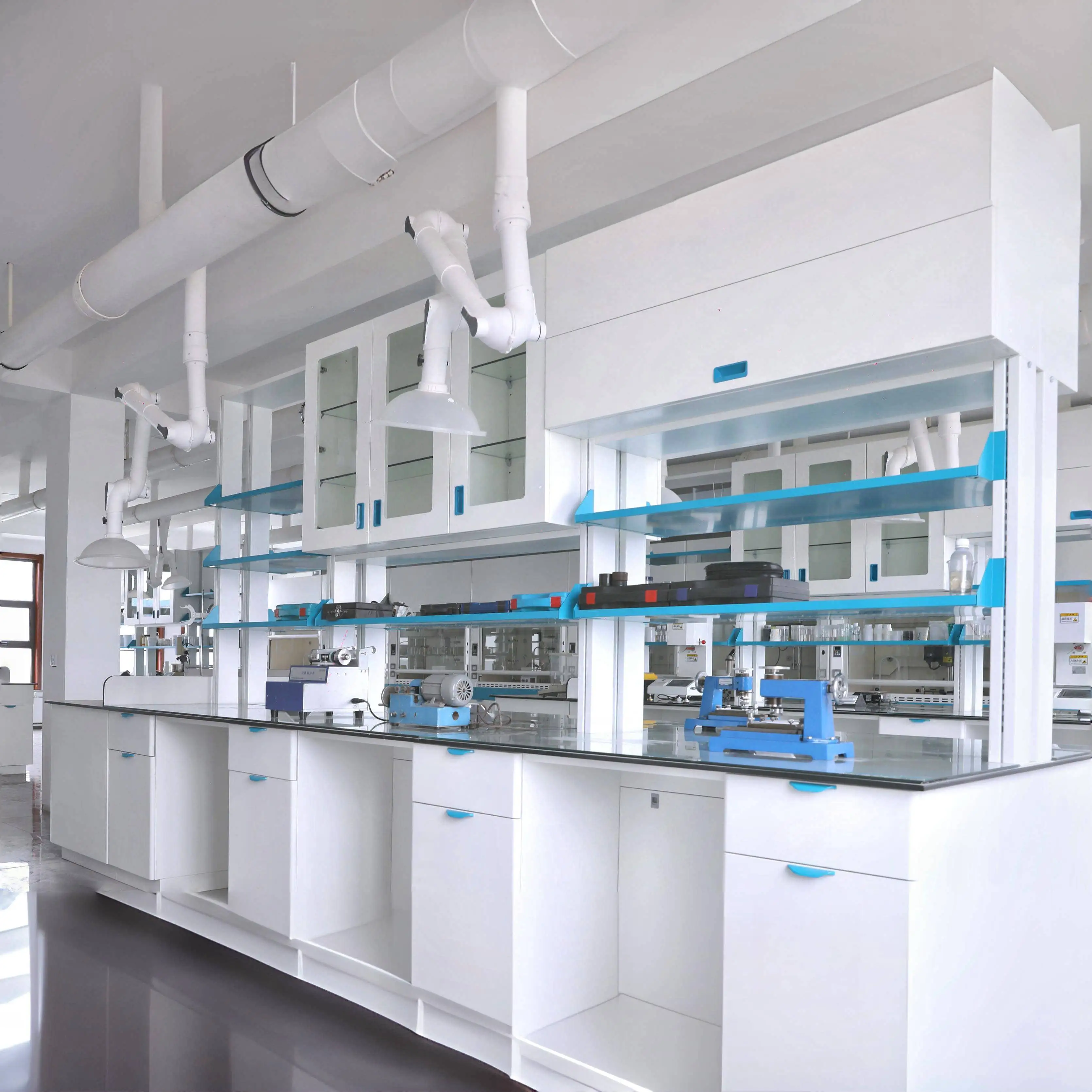 Laboratory Furniture Work Station Chemical Resistant Tables Lab Benches ...