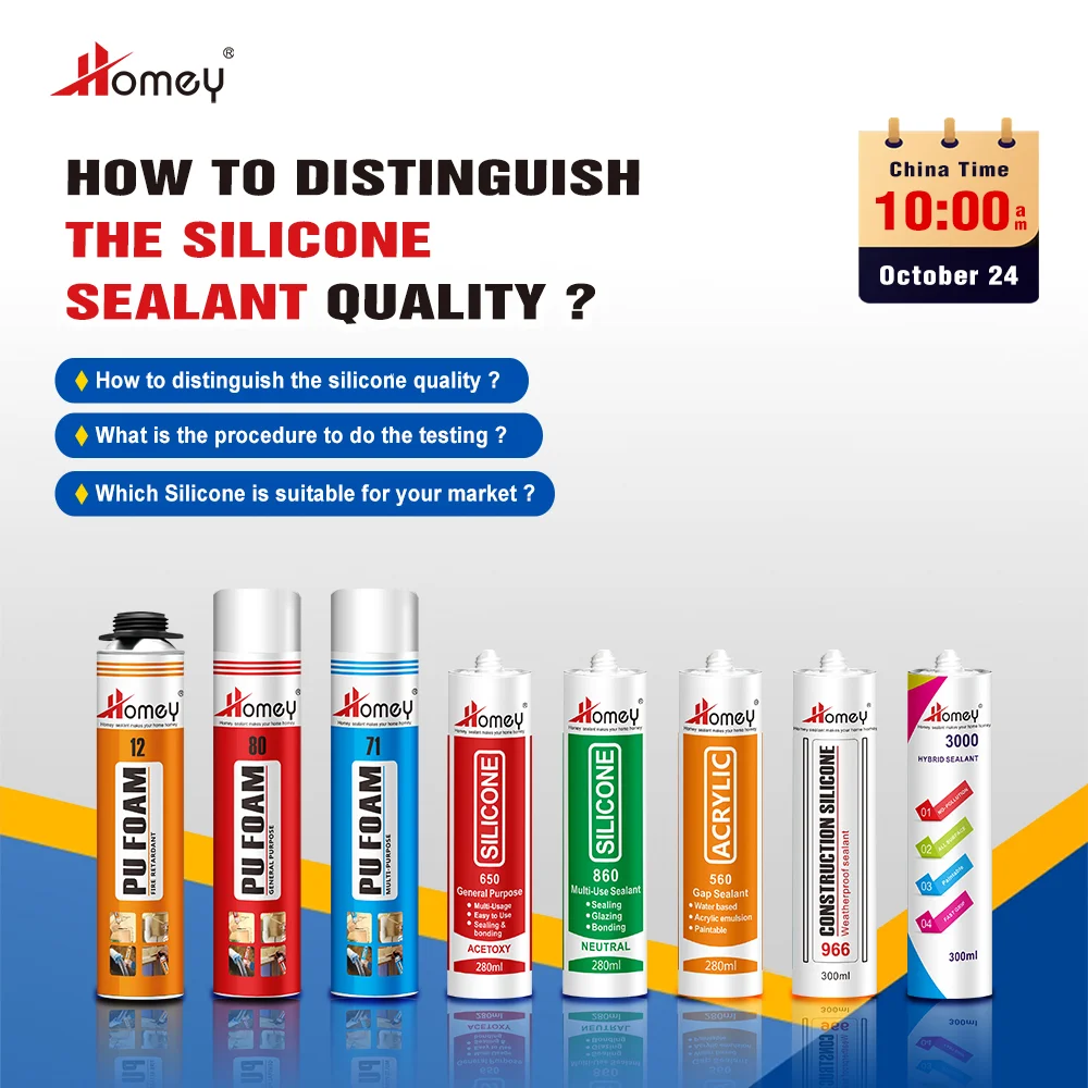 How to distinguish the Silicone Sealant quality? Product Show Stream