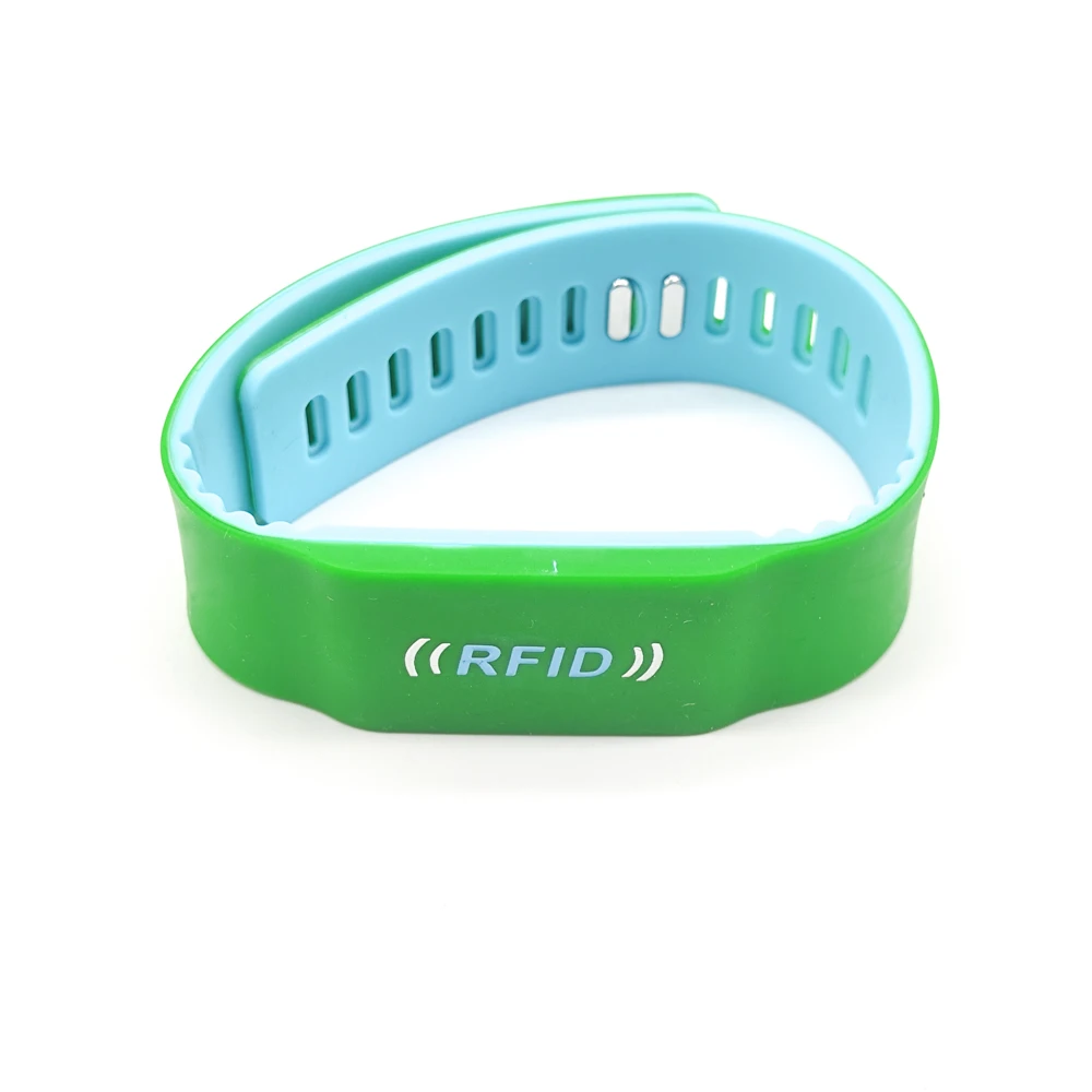 product 1356mhz rfid wristband for music concert event nfc fabric woven wristbands for festival events-1