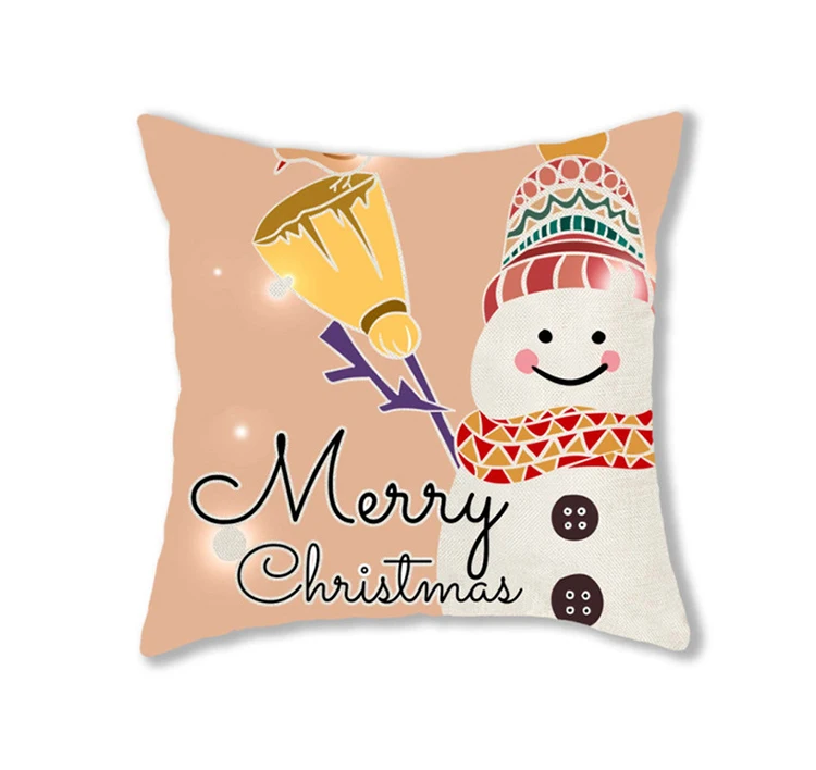 Christmas Print Decoration Cushion Cover supplier