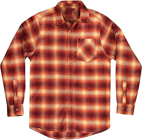 China Factory Flannel Shirts Polyester Blend Fabric Custom Logo Men