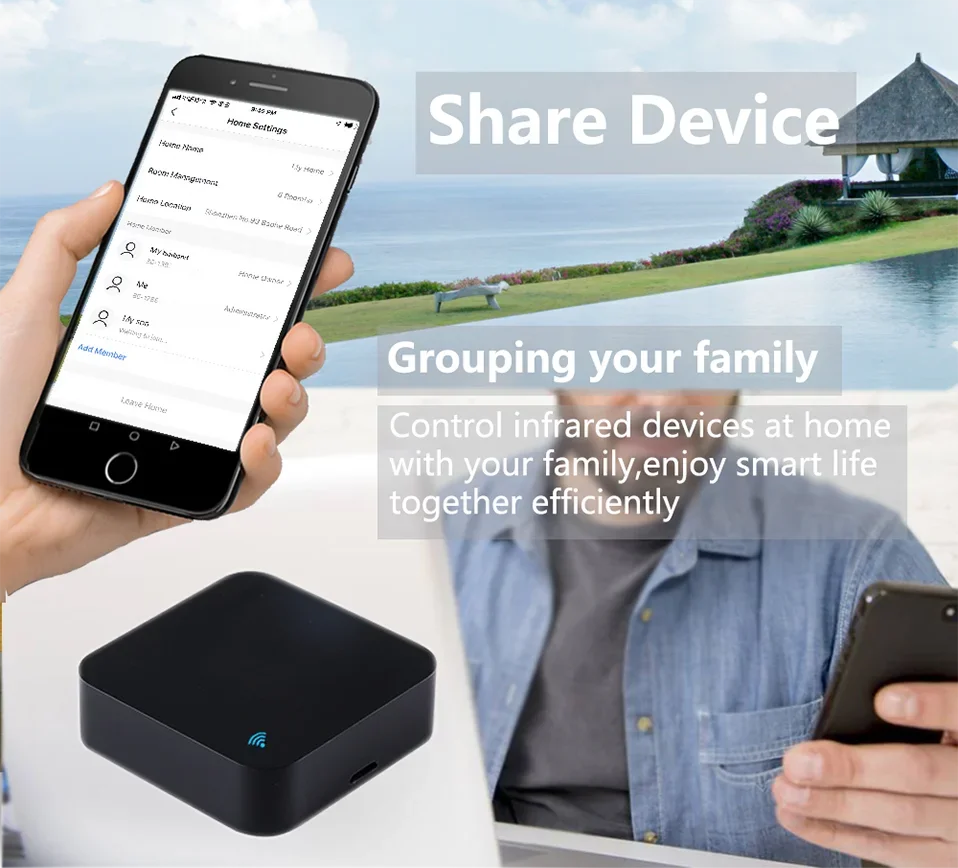Tuya WiFi RF IR Remote Control 433MHz/315MHz for Smart Home Via SmartLife for Air Conditioner ALL TV Support Alexa,Google Home