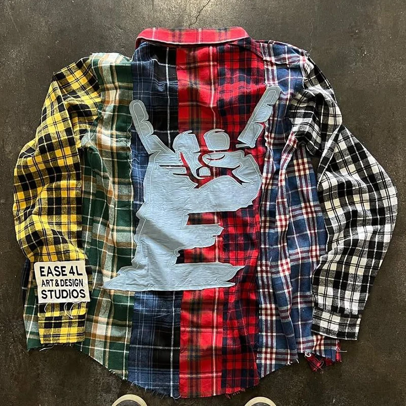 Shop Custom Streetwear 100% Cotton Vintage Distressed Shirts