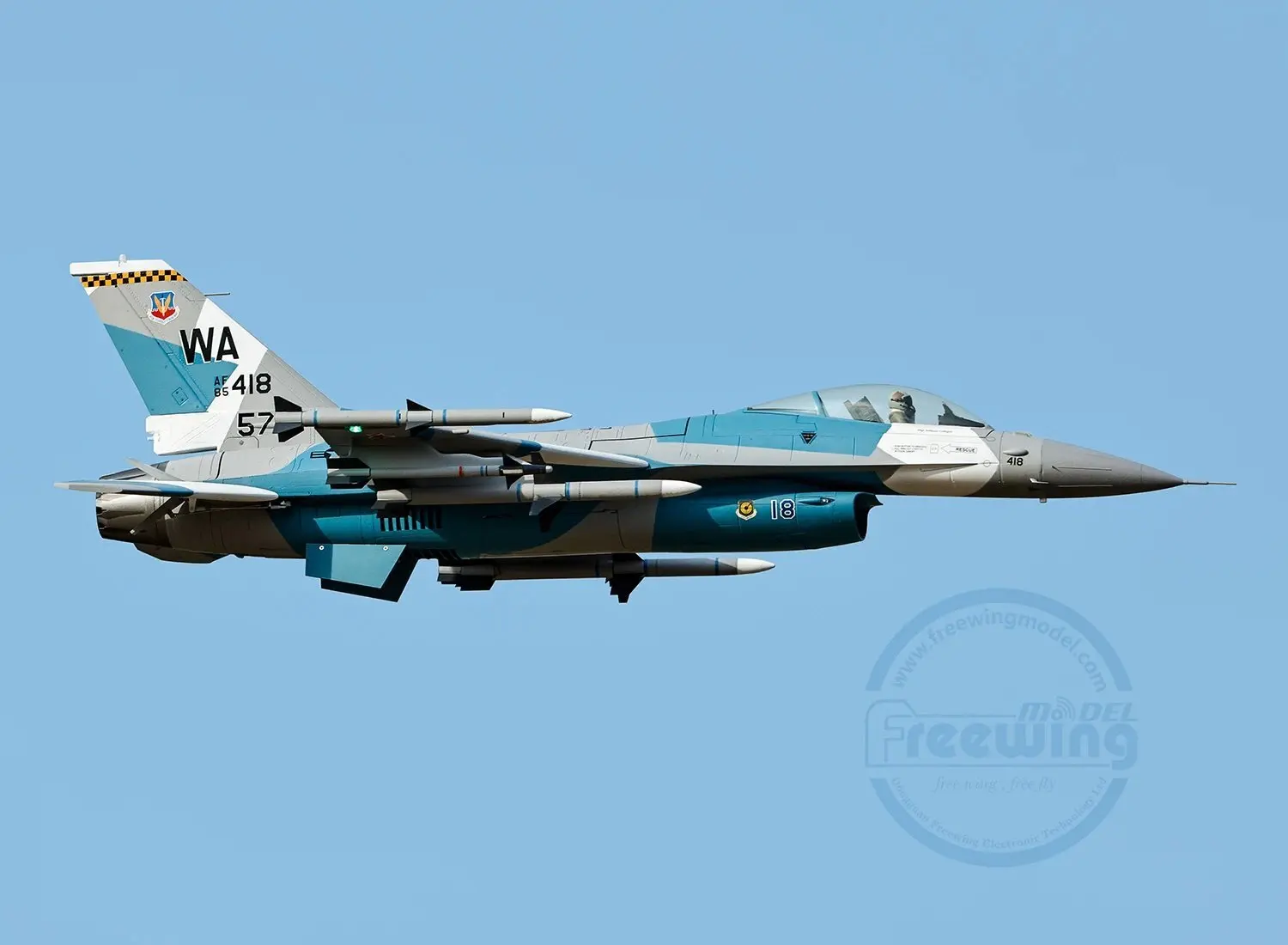 War Falcon F-16 RC Plane - Expert Assembled Model Jet