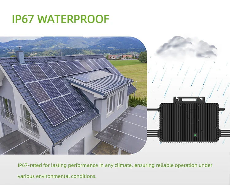 Smart Solar Micro Inverter - 2000W Home System Efficiency