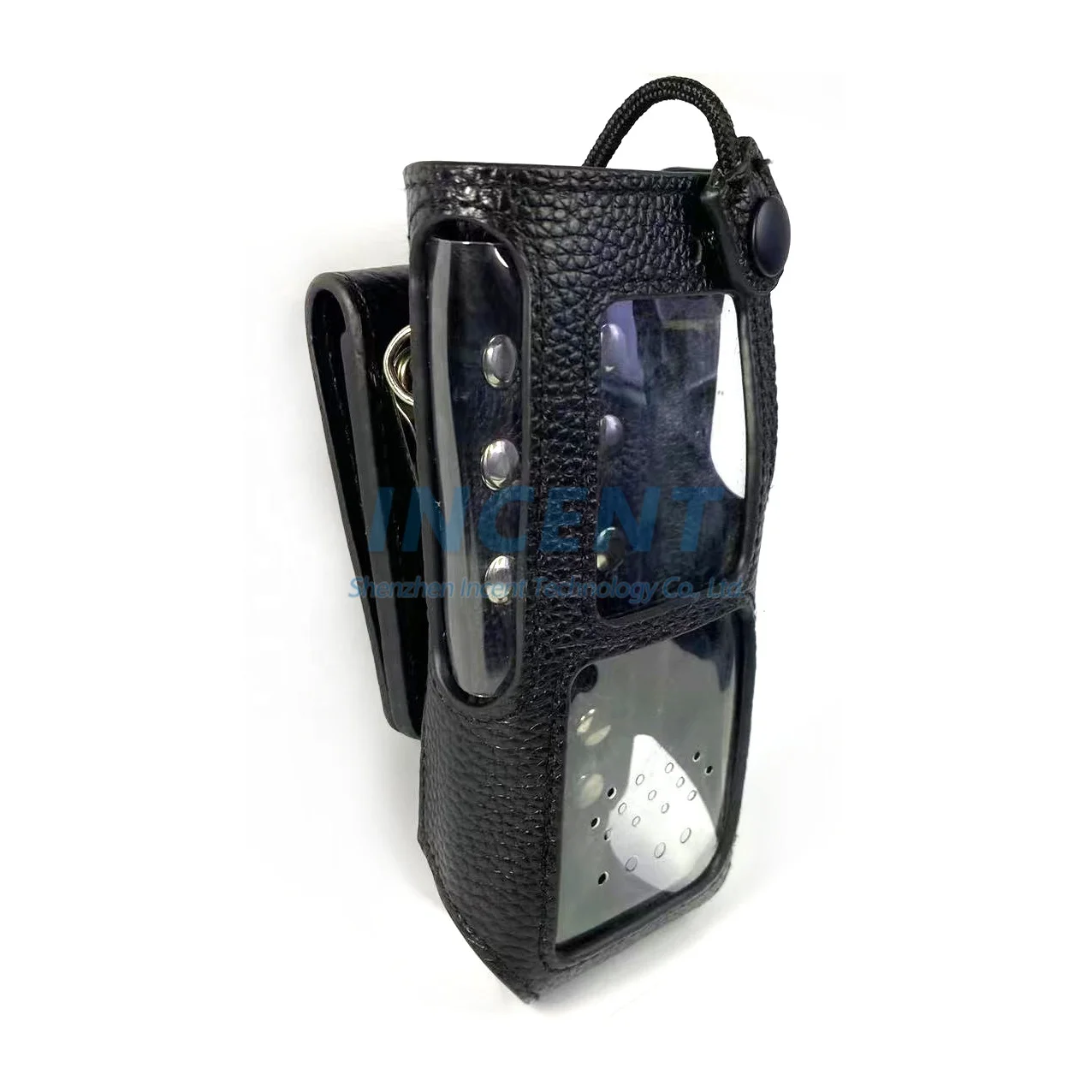 Custodia Pelle Per Radio Hytera - Con Anello A D Per HP700, HP705 Custodia Pelle Per Radio Hytera - Con Anello A D Per HP700, HP705