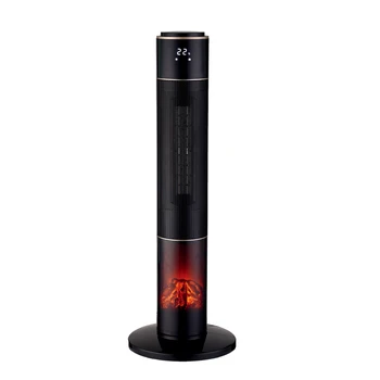 2000W Pellet Fireplace Heater Portable Electric Stove Log Burn Flame Effect Free Standing Wood Living Room Freestanding 1500W