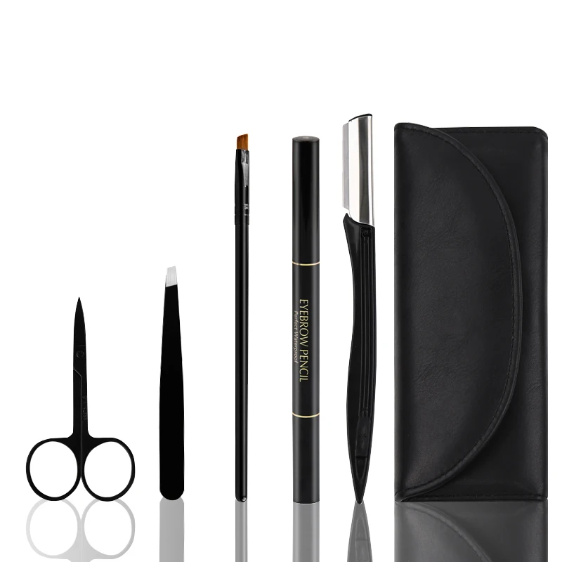 High Quality 2 Piece eyelash curler Carbon steel  Eyebrow brush makeup tools set