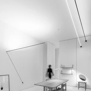 New Minimalism Style 4M 6M 8M 12M 20M Skyline Linear LED Light Strings Aluminum IP44 Wall Light for Room