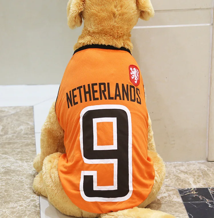 Hot Sale Wholesale Transfer Printed Pet Jersey Dazzle Pet Jersey