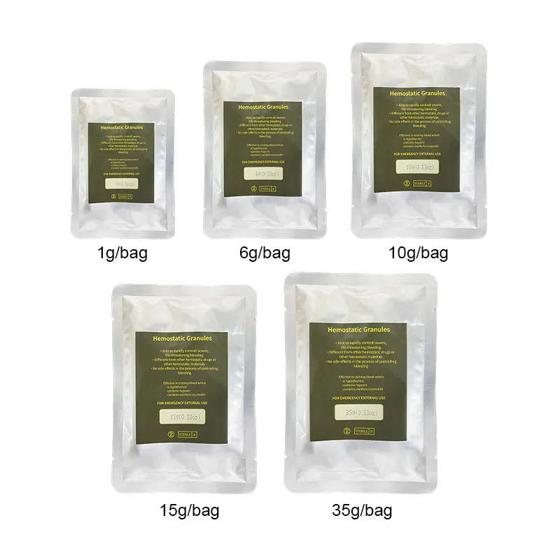 A-Shield Combat Quick Clot Hemostatic Dressing Hemostatic Powder Absorbable Hemostatic Sponge
