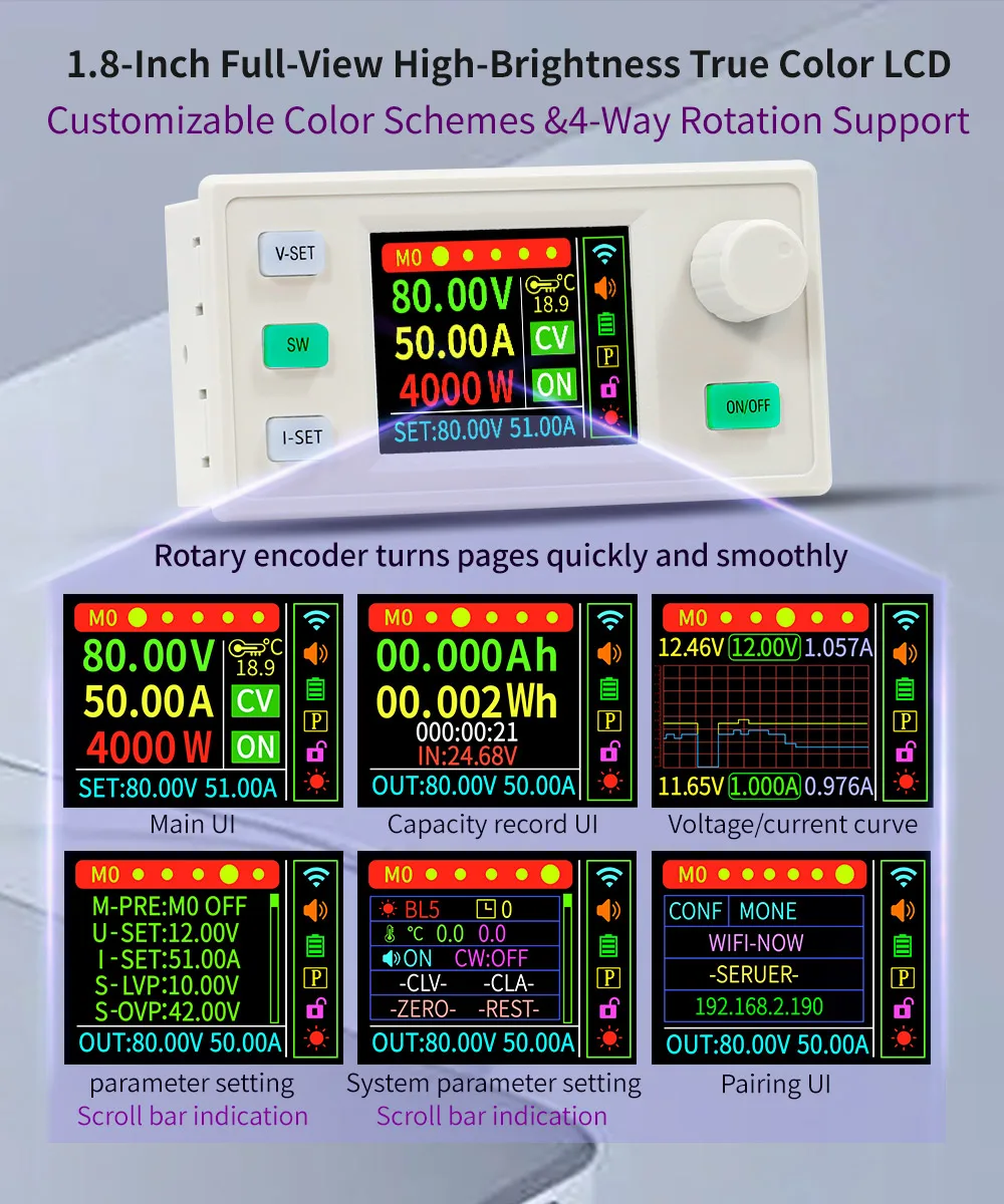 Sinilink XY12550S CNC DC Adjustable Regulated Power Supply
