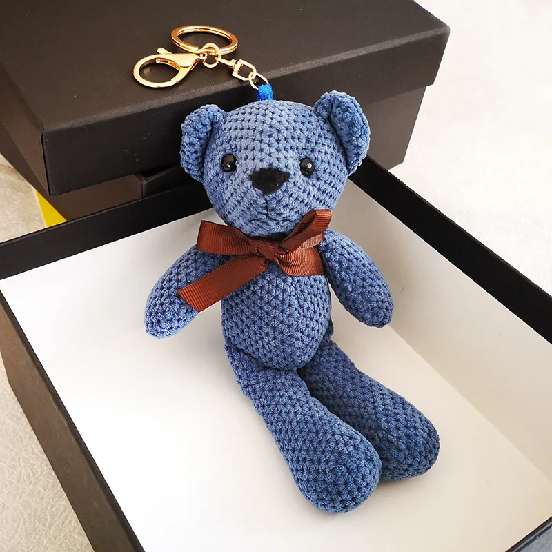 20cm Teddy Bear Stuffed Keychain Plush Toys Plush Key Chains Pendant