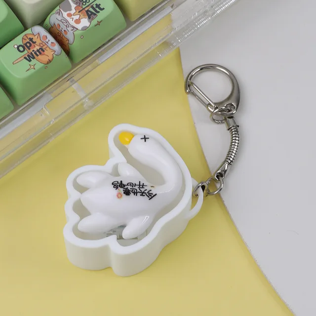 2025 MG Duck Keycaps Resin Handmade Custom Design Press Release Keychain Accessories