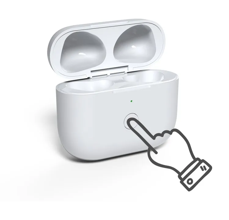 Wireless Charging Case With Pairing Function Earbuds Charging Box Wireless  Charger Case for Genuine Earphone Pro